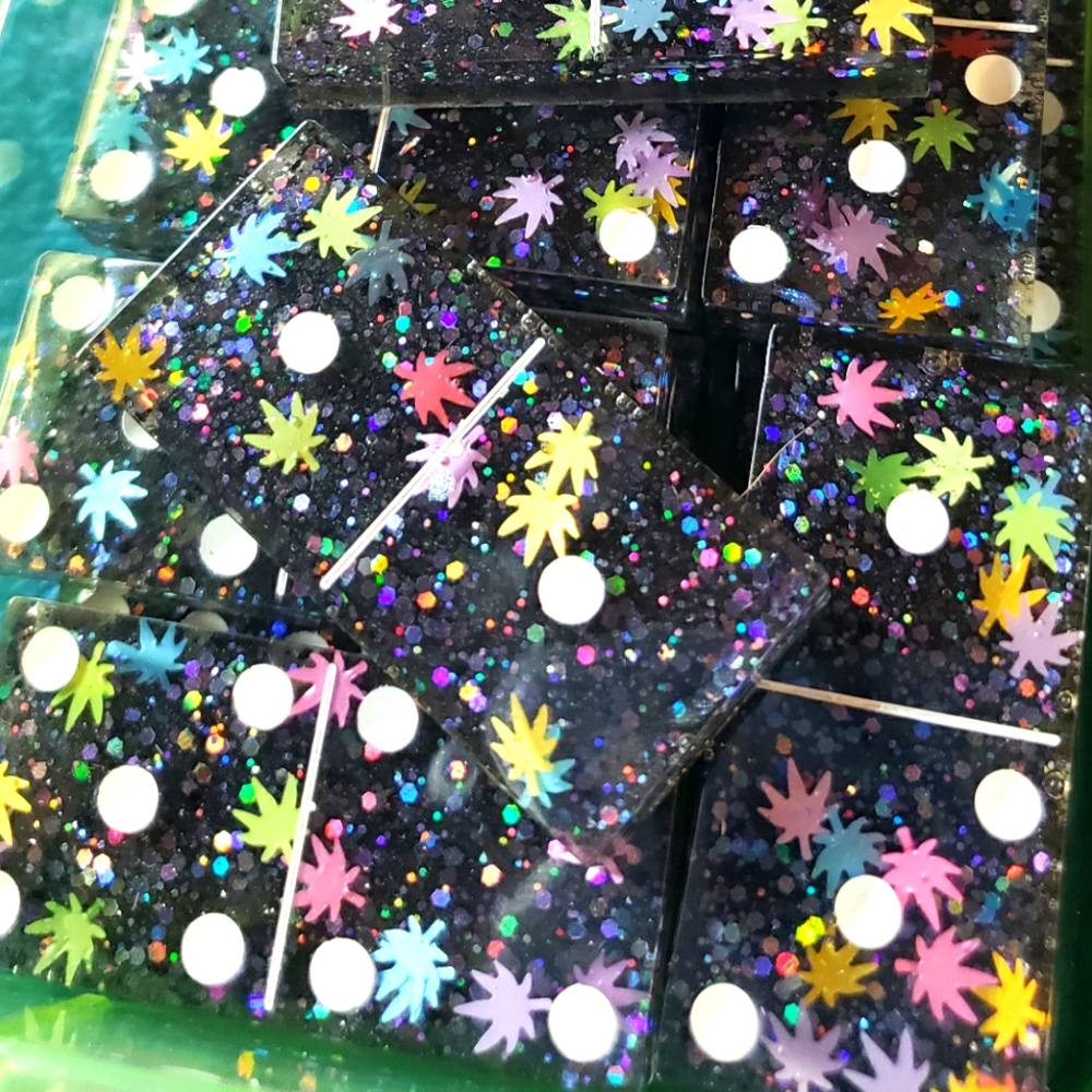 Handmade Resin Dominoes